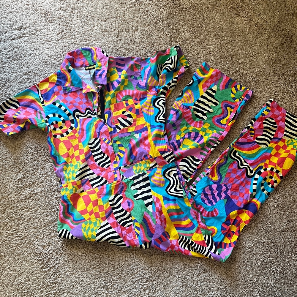 Moo work’s fun and colorful  pant jumpsuit